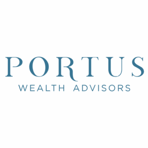 Yoast Logo for Schema Portus Wealth Advisors Logo. White background with blue letters.