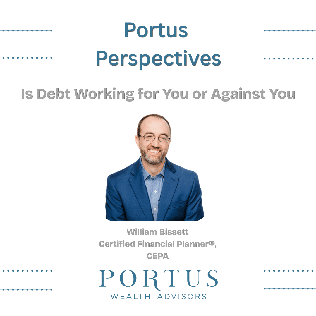Thumnail for Portus Perspectives featuring William Bissett, titleed Is Debt Working For You or Against You.